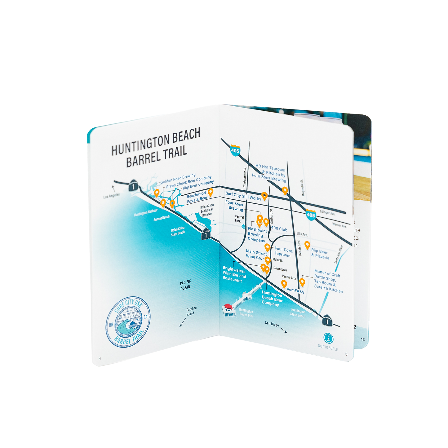Surf City USA® Barrel Trail Passport Booklet