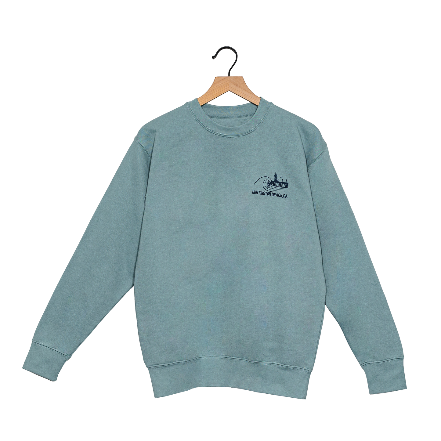 HB Surf Zone Map Sweatshirt - Agave
