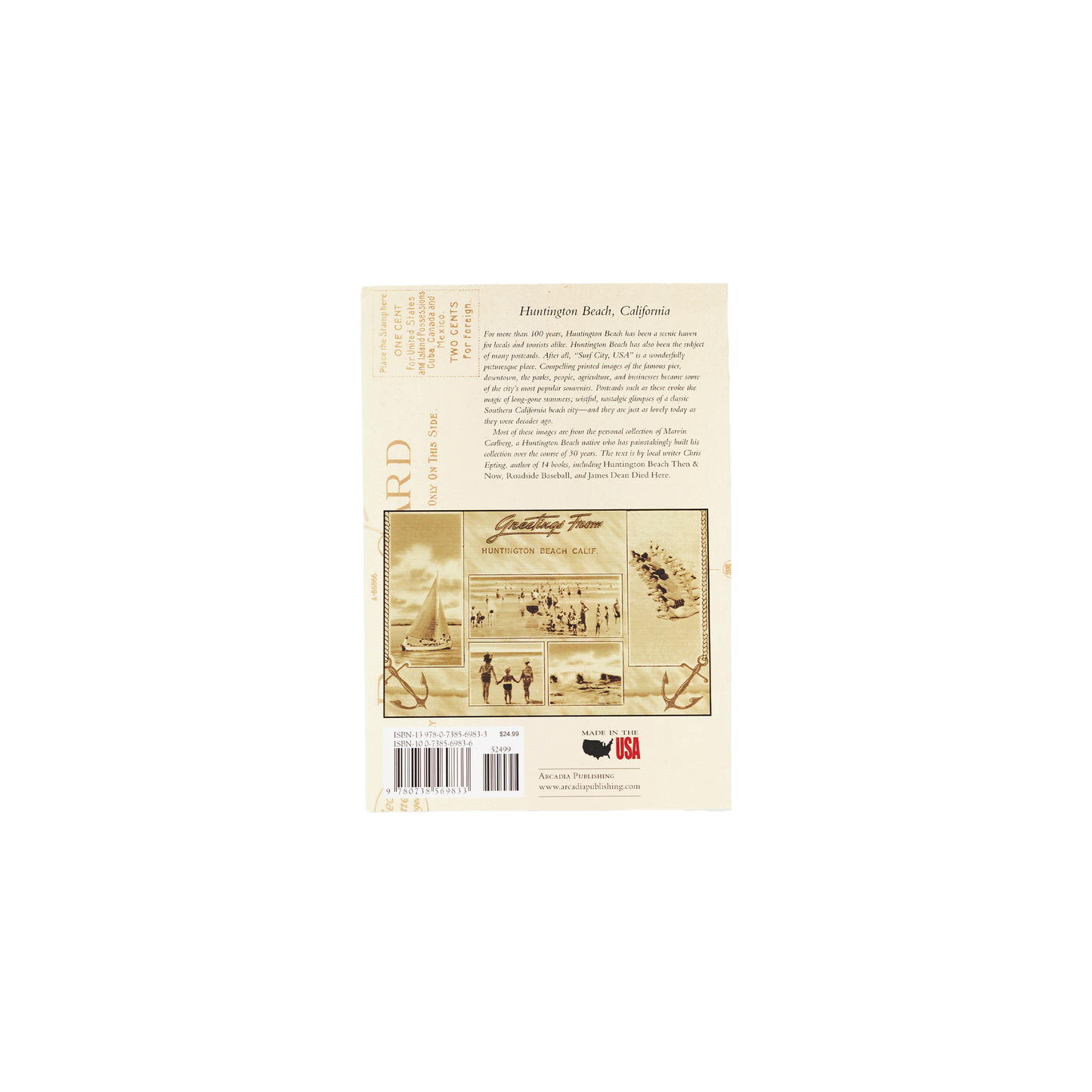 Huntington Beach Postcard History Series By Marvin Carlberg and Chris Epting