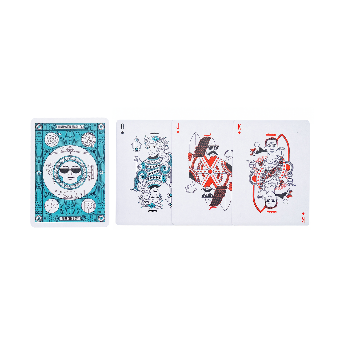 Surf City USA® Playing Cards