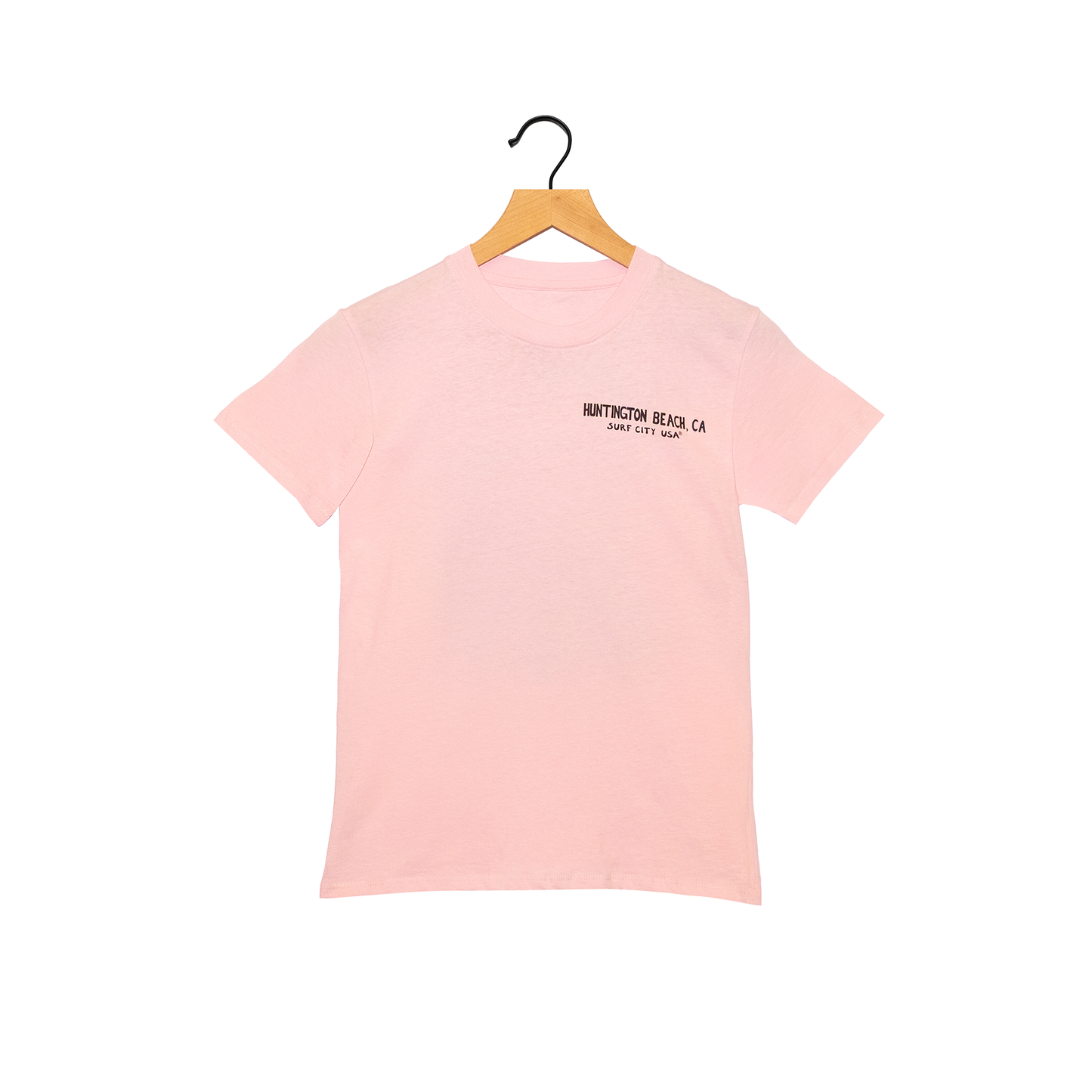 HB Surf Zone Map Youth Tee - Pink