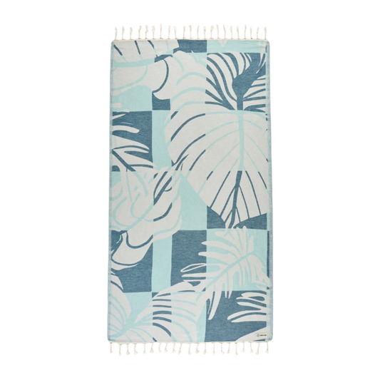 Sand Cloud Beach Towel - Range Stripe Cutleaf