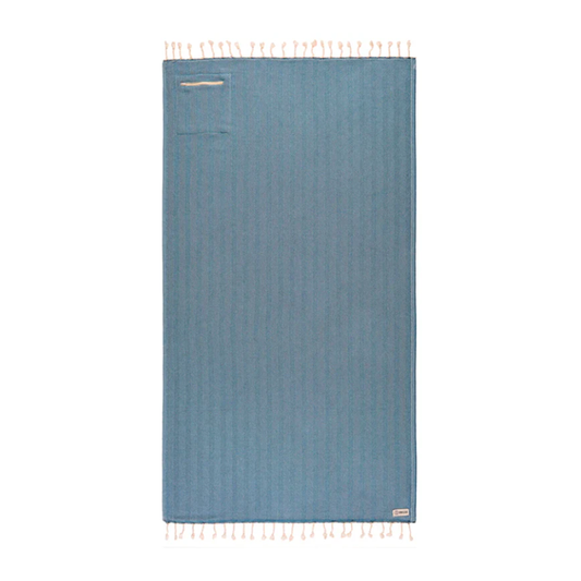 Sand Cloud Beach Towel - Herring w/Zip Pocket